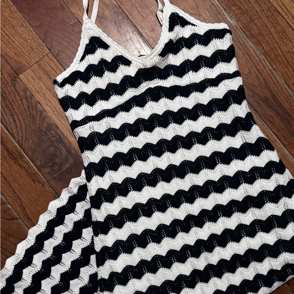 Hollister Monochrome Knit Dress Medium